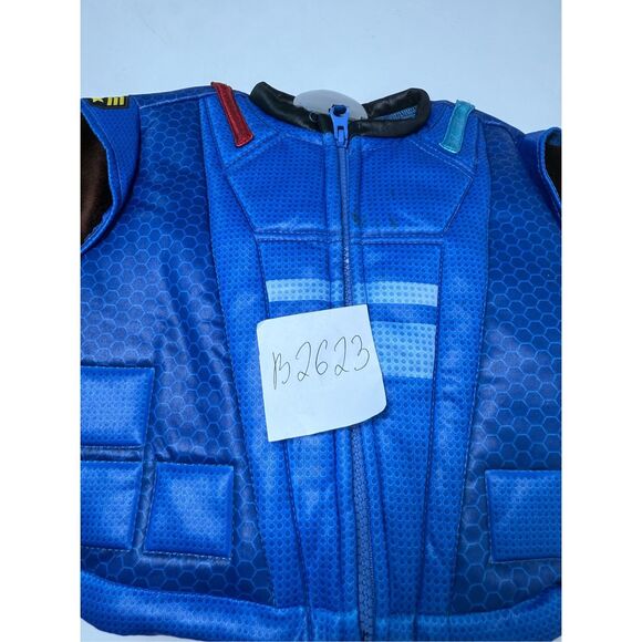 Paw Patrol Costume Chase 3t-4t Nickelodeon Police Dog Pup Halloween No Cap Notes - Picture 14 of 14